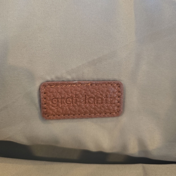 Graf Lantz NWT Carry On Weekender Tote Canvas Roomy Neutral 15"x15"x7" Dust Bag - Picture 8 of 11